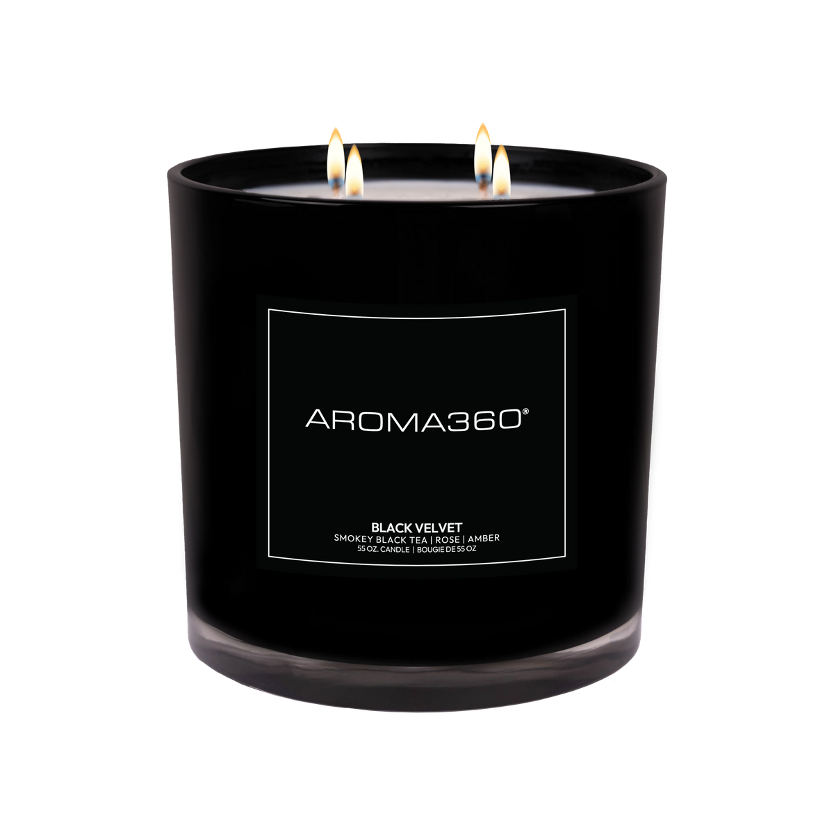 Black Velvet 4-Wick Candle